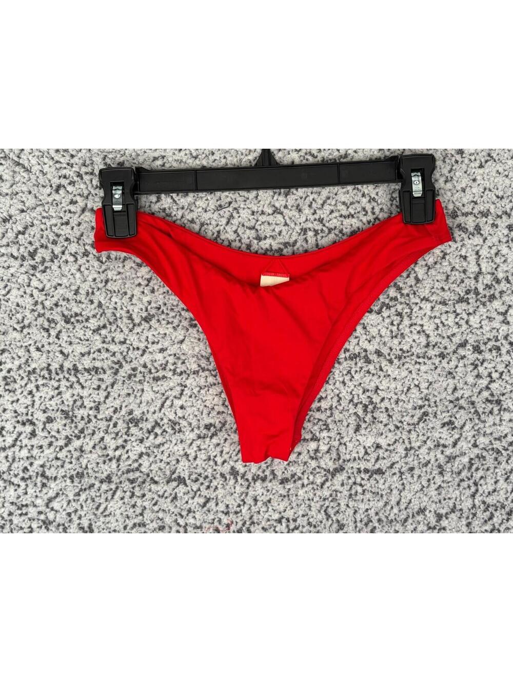 L*Space Rocky Bottom Classic Bikini Bottom Red M NWT Cheeky Swim Bottom